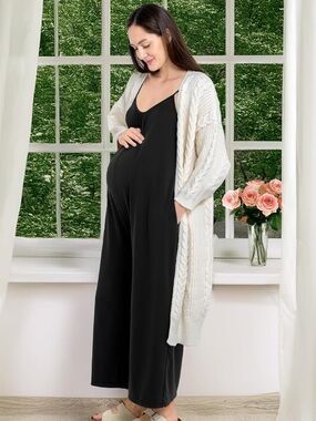 aulai Maternity Breezy Comfort Jumpsuit